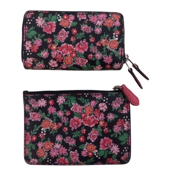 3 Piece / Coach Bennett Mini Floral Print Coated Canvas Satchel Set - Picture 10 of 13